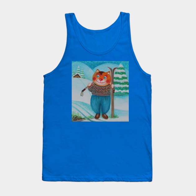 winter Tank Top by CATS ART